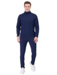 Pepe Jeans Men’S Dry-Fit Moisture Wicking Active Track Suit Navy-Xl,Sports Suit
