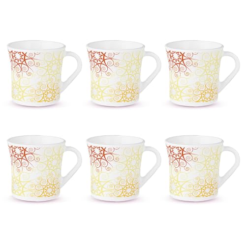 Treo By Milton Glace Shot Glasses I Set Of 6 (65 Ml) | Elegant Fluted Mini Glasses With Geometric Design For Shots, Mocktails, Tasters & Parties