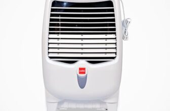 Cello Gem 35 Litres Heavy Duty Vertical Commercial Air Cooler | High-Density Honeycomb Cooling Pads, Auto-Fill Water Technology, Powerful Air Flow | Long Life Air Cooler For Office & Personal Use