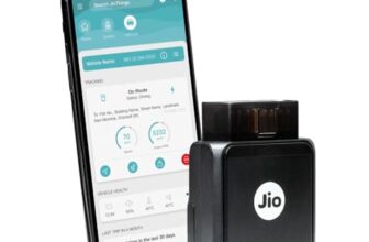 Jiomotive Obd Gps Tracker & Wi-Fi Router| 4G Esim Plug N Play| Instant On/Off, Geo Fencing Alerts| 1 Year Free Subscription| Jio Locked | For Personal Cars & Small Fleets (Upto 5 Cars)
