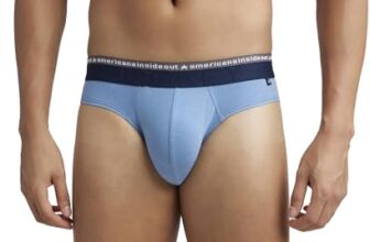 Jockey Us59 Men Super Combed Cotton Elastane Stretch Solid Brief With Ultrasoft Waistband_(Pack Of 2)_Blue Heaven_L
