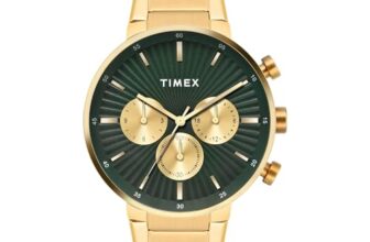 Timex Green Round Dial Analog Men’S Watch – Tweg28401