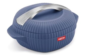 Milton Oyster 1500 Pu Insulated Inner Stainless Steel Casserole, 1275 Ml, Royal Blue, Bpa Free, Food Grade, Hot And Cold, Easy To Carry, Easy To Store, Chapati, Roti, Curd Maker
