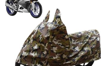 Sulfar Bike Cover For Yamaha R15M (Track-Spec Sports) | Waterproof, Dustproof & Uv Protected | All Weather Two Wheeler Cover (Army Green) New 2026 Variants