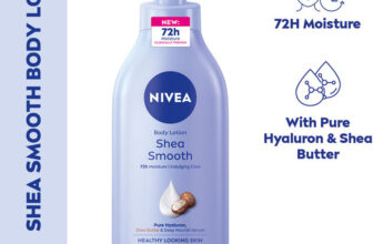 Nivea Lotion Shea Smooth, Moisturizer Lotion With Deep Nourish Serum, Shea Butter(600 Ml)