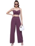 Tokyo Talkies Women Crop Top With Trouser