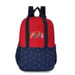 United Colors Of Benetton Fermo Unisex 13L Casual 3 Compartment School Backpack – Red+Navy