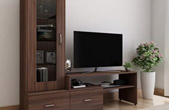 Home Centre | Helios Isla | Engineered Wood | Tv Consoles | Brown | 1 Year Warranty