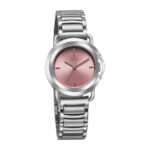Titan Work Mode Ph I Plain 3 Hands Steel Colour Round Dial Silver A1Stainless Steel Strap Women’S Watch – Nu95324Sm01