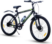 East Coast Player 26T Cycle/Mountain Bike With Front Suspension And Dual Disc Brakes 26 T (Inch) Mountain Cycle(Single Speed, Black, Only Front Suspension)
