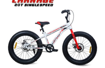 East Coast Carnage 20T Cycle/Fat Bike For 5 To 9 Year Kids 20 T (Inch) Mountain Cycle(Single Speed, White, Rigid)