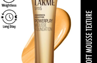 Lakmé 9 To 5 Weightless Mousse Foundation(02 Beige Vanilla, 25 G)