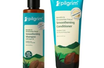 Pilgrim Advanced Patuá & Keratin Smoothing Shampoo And Conditioner, 2 Count