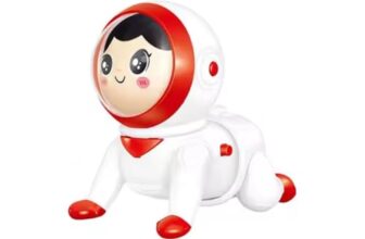 Stazie|Crawling Doll – Realistic Electric Anime Toy For Motor Skills Development | Music & Training Fun Perfect For Toddlers | Interactive Crawling Doll | Educational Toy For Kids |
