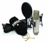 Rode Nt2-A Large Diaphragm 3 Polar Pattern Studio Condenser Omnidirectional, Unidirectional Xlr Microphone (Metallic)