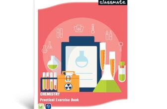 Classmate Practical Notebook – Chemistry, Hard Cover, 180 Pages, 280X220, Single Line/Blank (Pack Of 6)