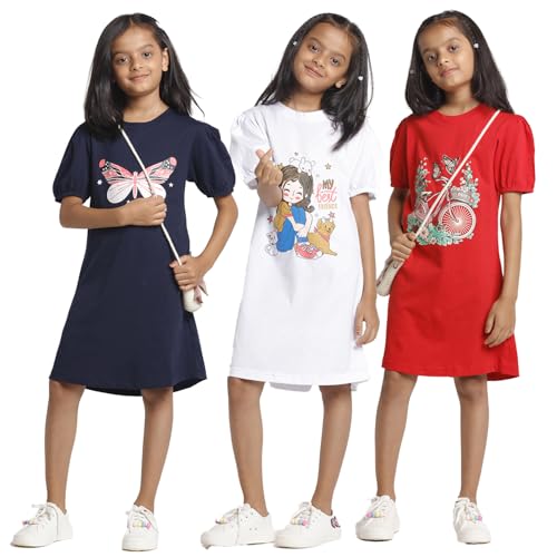 T2F Boy’S Cotton Printed Regular Fit T-Shirt (Pack 0F 5)
