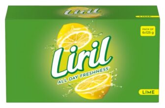 Liril Lime Bathing Bar | Feel The Citrus Burst Of Freshness | Pack Of 6 (6 X 125G)