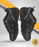 Woodland Outdoor Trekking Lightweight Breathable Durable Hiking & Trekking Shoes For Men(Black , 6)