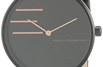 French Connection Leather Analog Black Dial Women’S Watch-Fcn00013A
