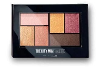 Maybelline New York Eyeshadow Palette, 6 Highly Blendable Shades, Sheer Finish, City Mini Palette, Coney Island Pops, 6.4G