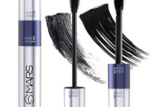 Mars Double Trouble 2-In-1 Mascara (14 Ml) | Maximum Volume & Extended Length | Upto 18 Hours | Intense Jet Black | Long Lasting, Clump Free Mascara | Waterproof And Smudge-Proof