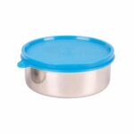 Tosaa Stainless Steel Sigma Container Medium – 390 Ml (Pack Of 1) | Airtight & Leakproof Lid |Compact & Travel-Friendly | Easy To Carry | Perfect For Office, School & Home Use