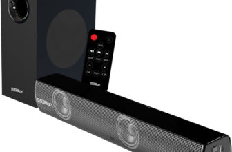 Billion Thunder 60, 60 Watts, 2.1 Channel, Immersive Cinematic Experience, Eq Modes 60 W Bluetooth Soundbar(Black, 2.1 Channel)