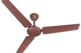 Cg Elite Air |Bldc Fan | 5 Star Ceiling Fan | Energy Efficient | Electricity Bill Saving Upto 60% | 2+3 Year Product Warranty | 1200Mm | Double Ball Bearing | 3 Blade Ceiling Fan (Matt Brown)