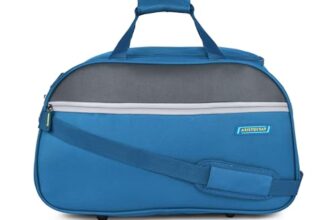 Aristocrat Enigma 52 Cm Polyester Softsided Cabin Size Duffle Bag – Blue