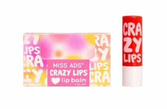 Miss Ads Fruit Flavour Magic Lipstick Balm | Moisturizing Lip Care Balm | Hydrating & Softening Lip Balm | Strawberry Flavor | Smooth Glossy Finish | Daily Use Lip Balm For Women | 1 Pc