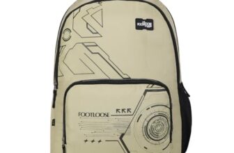 Footloose By Skybags Nomad 26L Laptop Backpack,15.6″, 3 Compartments, Beige