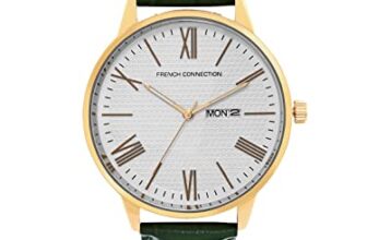 French Connection Leather Analog White Dial Men’S Watch-Fcl25-A